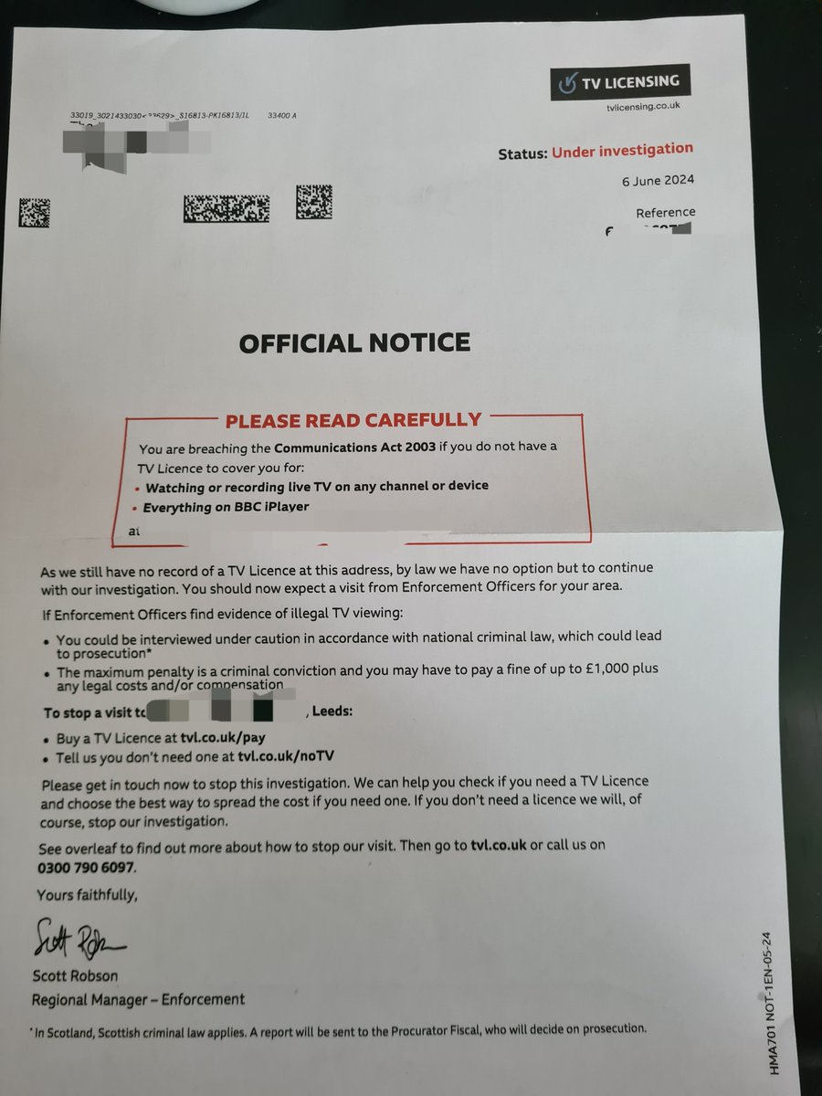 118t8's tweet photo. @tvlicensing Good morning. Could youse kindly fuck off with your letters, please. I've had four in the last two months. One with a date you lot would be visiting. They all say the same shit just in an increasingly threatening way. https://t.co/LcHic6WRNI