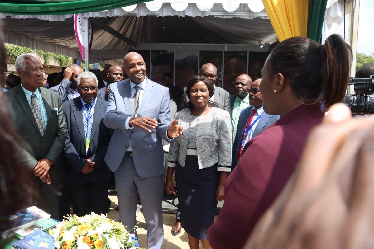 nrfkenya's tweet photo. Day 2 of the #4thBiennialConference happening at KICC organised by @CUE_Kenya. NRF is well represented by our Board Chair Prof. Ratemo Michieka EBS. @KKnqa @uonbi @Bettymuganda17 @EduMinKenya https://t.co/AOqdoUcD0E