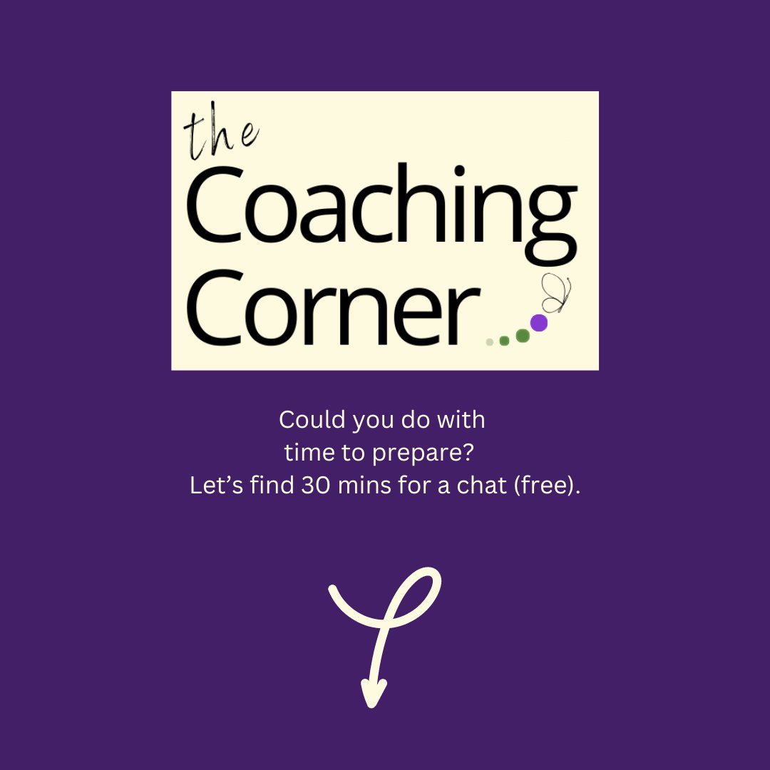 _CoachingCorner's tweet photo. Some people I've coached have found it useful when we dedicate a session to help prepare for something...

Preparing for:
💡an interview
💡a presentation/talk
💡an important conversation

❓what could coaching help you prepare for?

Read the full post: https://t.co/hoZXdbuMFI https://t.co/R8ZBuJtfuj