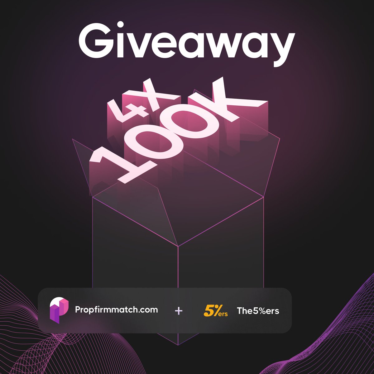 4x100K Bootcamp Challenge Accounts from <a href="/the5erstrading/">The5ers</a> 🎉

To participate:

🤝 Follow <a href="/PropFirmMatch/">Prop Firm Match</a> and <a href="/the5erstrading/">The5ers</a> 
🔁 Repost
👫 Tag 3 Traders
💬 Follow Propfirmmatch on TikTok (Link below)

Winners will be picked in 3 days