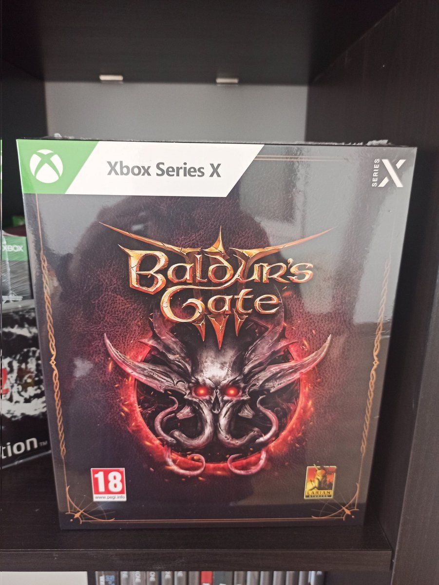 recechator's tweet photo. Pedazo edición del #Goty2023 que me acaba de llegar. Brutal esta gente de @larianstudios ! #baldursGate3 https://t.co/SfKThz8MBj
