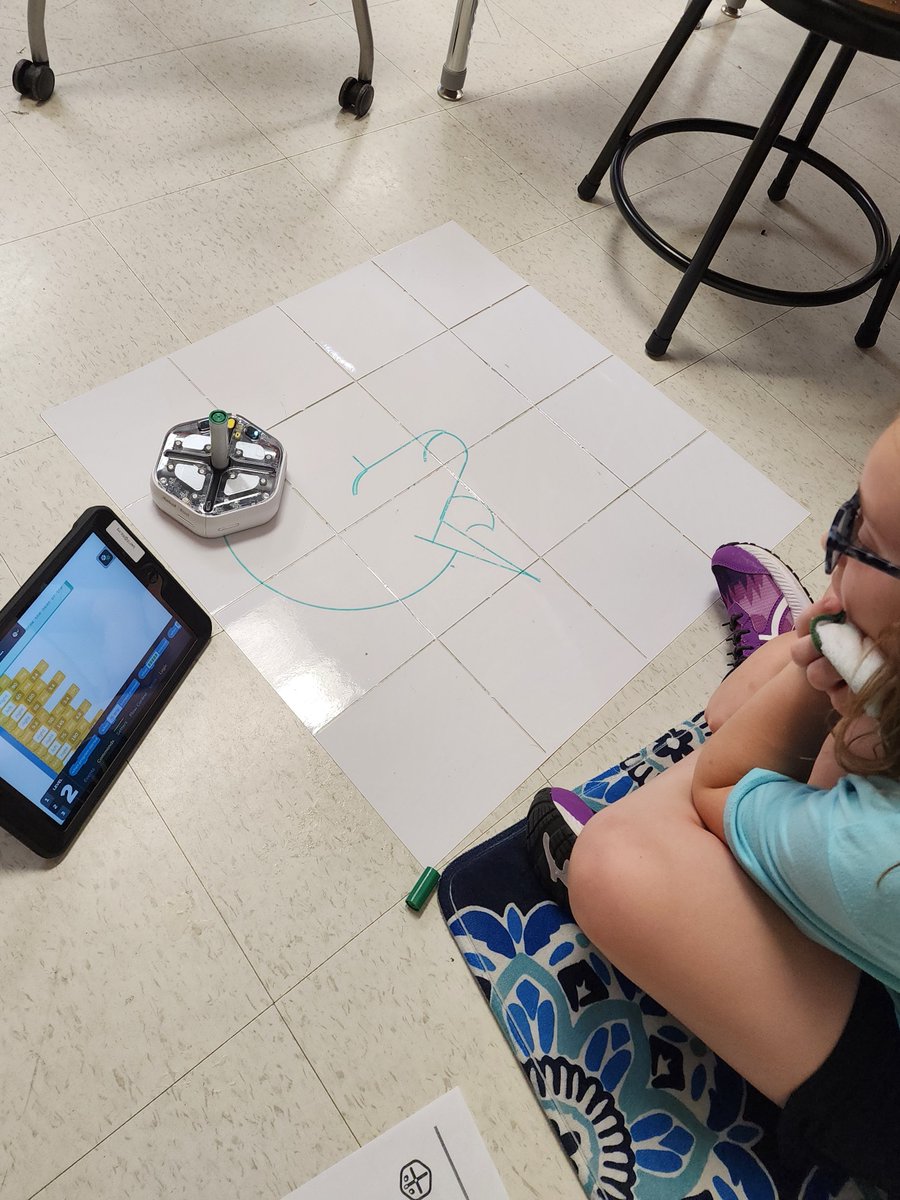 Our 4th and 5th grade computer science camps are going great this week! <a href="/iRobotEducation/">iRobot</a> Root robot is one tool.they have been using. <a href="/svrtc25/">Southside Virginia Regional Technology Consortium</a>