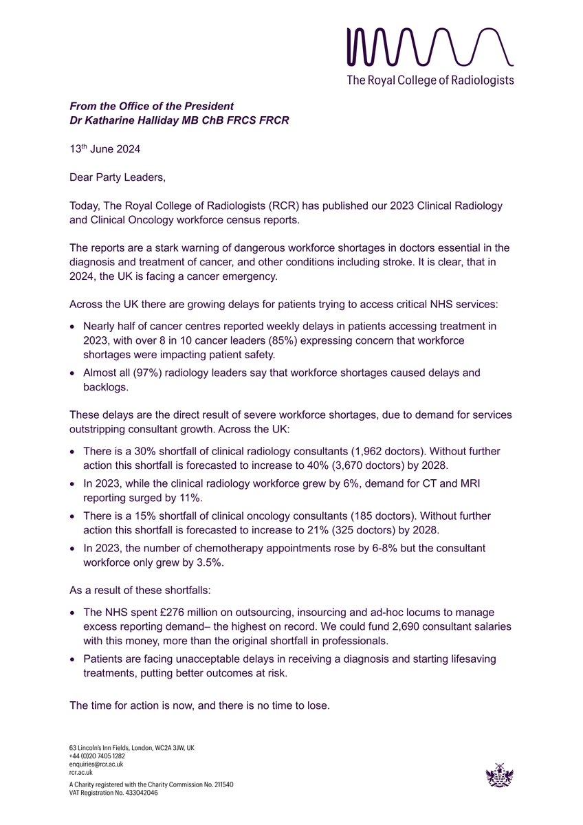 The Royal College of Radiologists tweet media