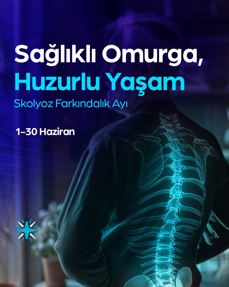Sağlıklı omurga, huzurlu yaşam.
1-30 Haziran Skolyoz Farkındalık Ayı
#skolyoz #skolyozfarkındalıkayı