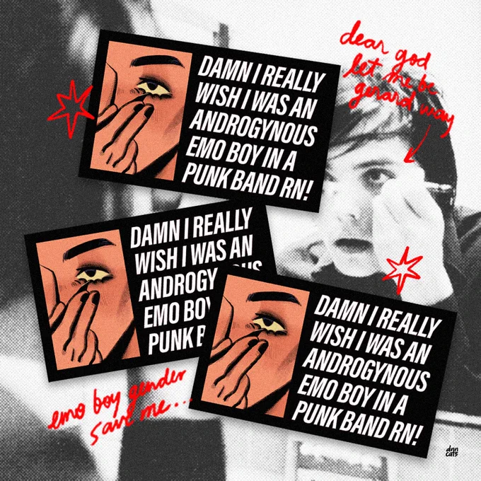 the most self-indulgent stickers i've ever made 
