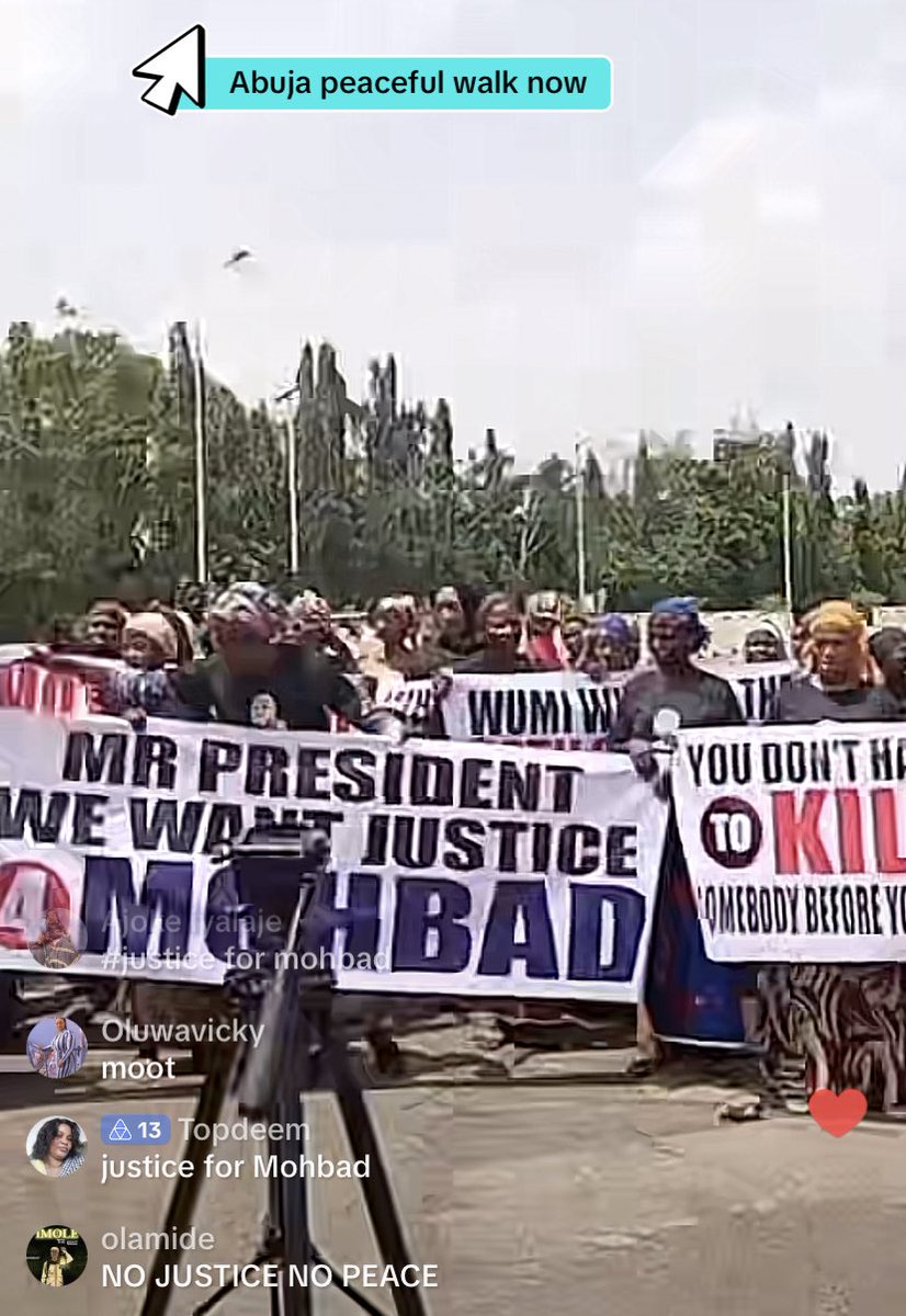 Justice_Mohbad's tweet photo. HAPPENING: 11:57PM in Abuja, Nigeria: An ongoing peaceful demonstration for Mohbad. All we are asking for is #JusticeForMohbad. https://t.co/DyGAM7cwB8