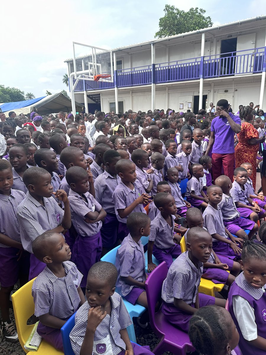 The #AU declared 2024 as the year of education &amp; #sierraleone is at the forefront with #innovative #tech solutions. Excited to have Minister <a href="/ConradOSackey/">Conrad Sackey</a> at <a href="/risingacademies/">Rising Academies</a> to see real time innovations in the <a href="/khanacademy/">Khan Academy</a> pilot in collaboration with <a href="/InstituteGC/">Tony Blair Institute for Global Change</a> <a href="/MOBSSE_SL/">Ministry of Basic & Senior Secondary Education SL</a>
