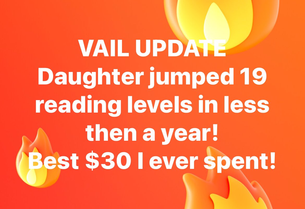 #throwbackthursday 

Remember Sheri Vail and her daughter, Keera? 

They bought the Hornet Literacy Primer. 🐝

Her teenage daughter couldn’t read. 

She rolled up her sleeves and taught Keera herself. 

After the Hornet, she bought <a href="/TheWordWasp/">Word Wasp</a>. 🐝 
1/