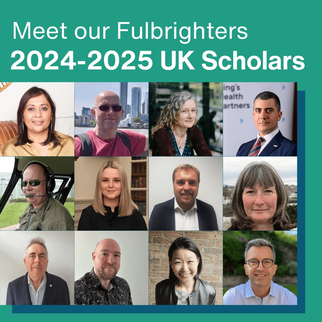 Introducing our 2024-25 cohort of UK Scholars to the USA!

Our scholars are poised to make a global impact in their fields. Join us in wishing them the best on their exciting journeys across the pond!

Learn more about our incoming cohort of Fulbrighters: fulbright.org.uk/our-community/…