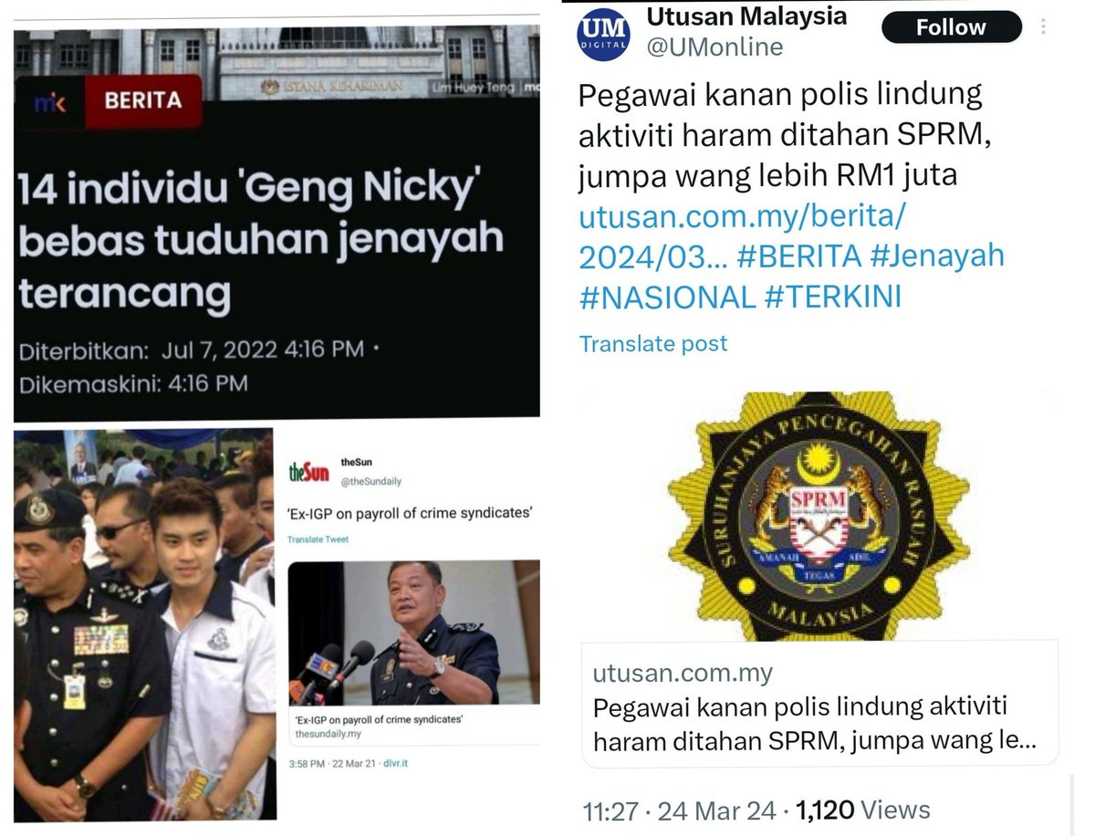 DrMasIindaSis's tweet photo. Isu Polis bangsat pengkhianat negara adalah isu KESELAMATAN & KEDAULATAN NEGARA.
Isu ini tidak akan selesai selagi tiada Suruhanjaya Bebas Aduan Salah Laku Polis ( IPCMC ).
#IPCMCnow #PDRMbangsat #REFORMASI π²πΎ https://t.co/7fOg3IRaLB