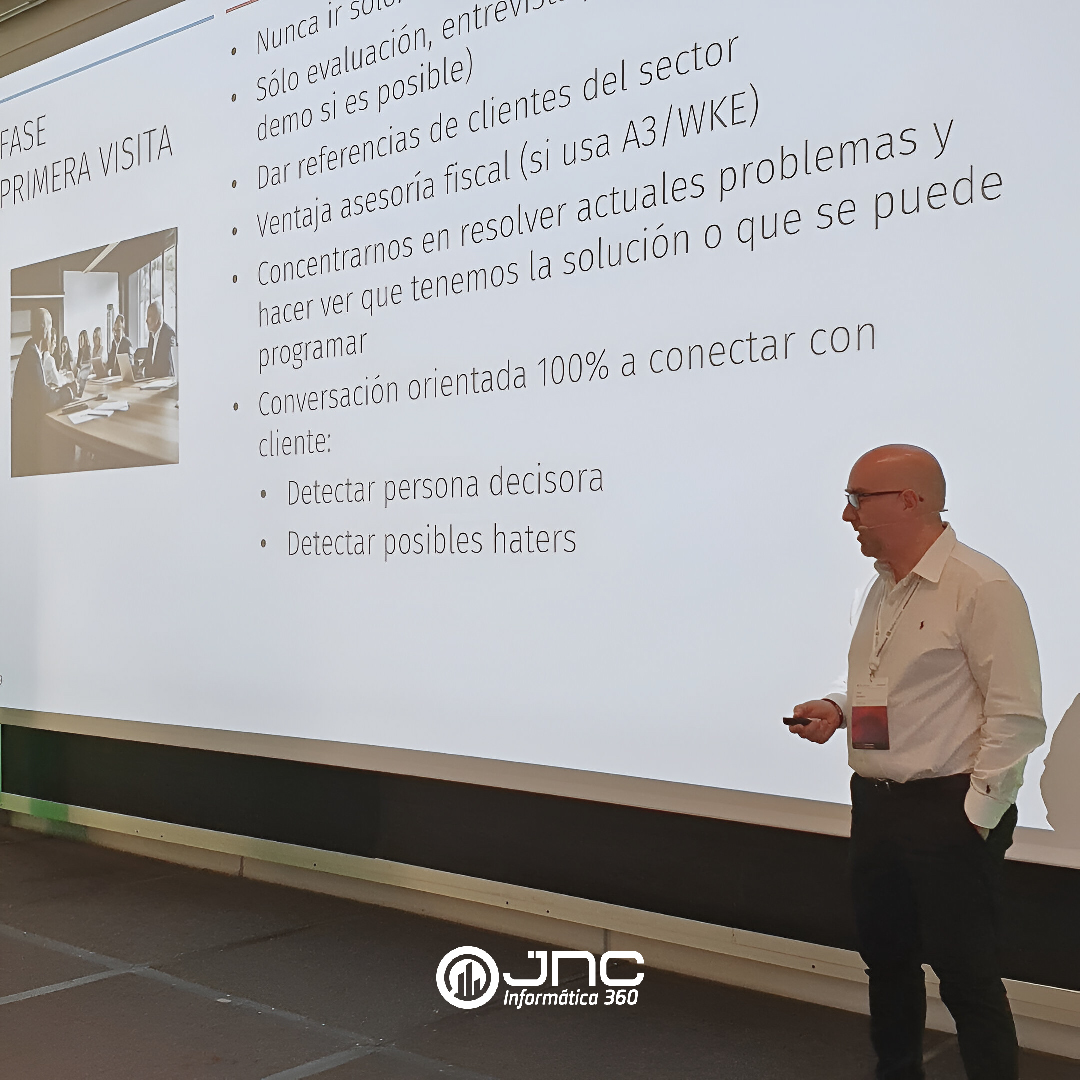 jncsistemas's tweet image. Presentación en sala plenaria del hotel NH CONSTANZA BARCELONA, de cómo gestionamos el proceso de venta de a3ERP a cargo de nuestro CEO, Jose Navarro
#salessummit #wolterskluwer #a3ERP #JNC