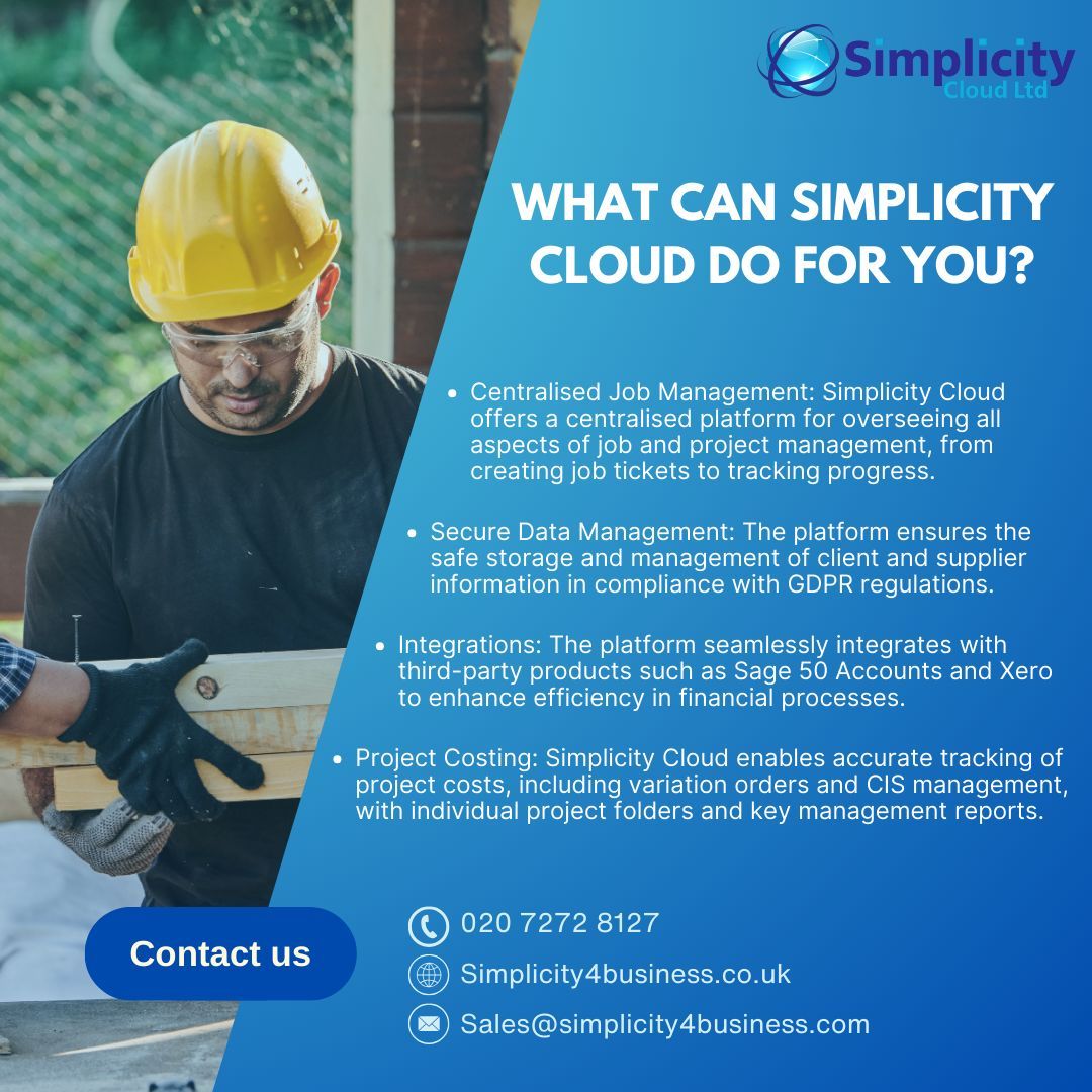 Simplicity4Bus's tweet image. Unlock the full potential of your business with Simplicity Cloud! From streamlined job management to secure data storage, discover how our tailored solutions can elevate your efficiency and productivity. 💼✨ #SimplicityCloud #EfficiencyBoost