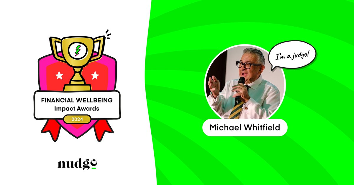 I am excited to announce that I am one of the judges at the upcoming Financial Wellbeing Impact Awards on 4th July 2024 hosted by <a href="/nudgeglobal/">nudge</a> . I will be looking for innovative approaches to improving people’s financial wellbeing   - stay tuned for the shortlist!