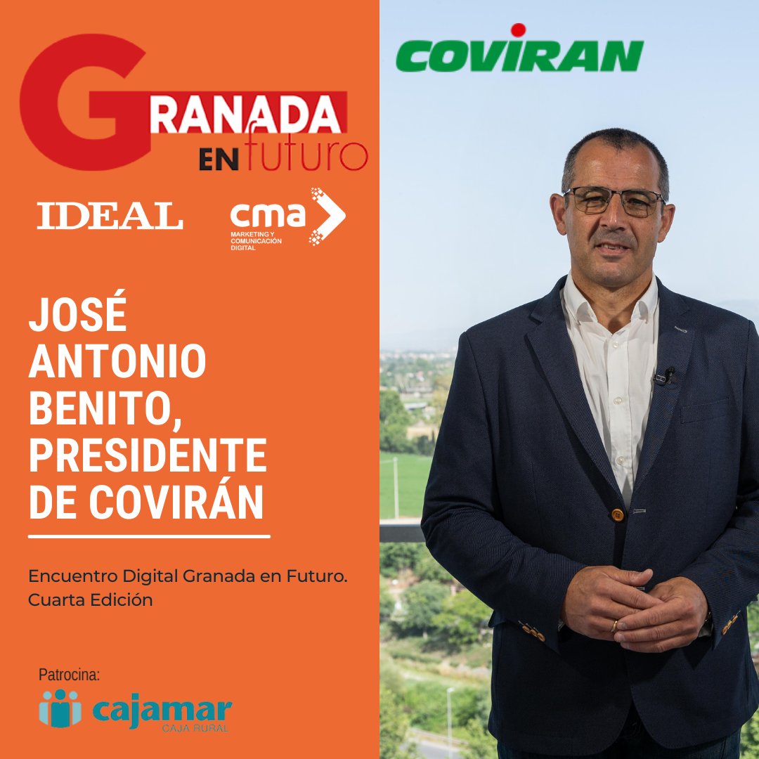 𝗩𝘂𝗲𝗹𝘃𝗲 𝗚𝗿𝗮𝗻𝗮𝗱𝗮 𝗲𝗻 𝗙𝘂𝘁𝘂𝗿𝗼 𝗜𝗩 𝗘𝗱𝗶𝗰𝗶𝗼́𝗻: esta semana con José Antonio Benito, Presidente de Covirán.

👉🏻 Sigue el encuentro completo en: granadaenfuturo.ideal.es

#empresasGranada #Granada #empresas