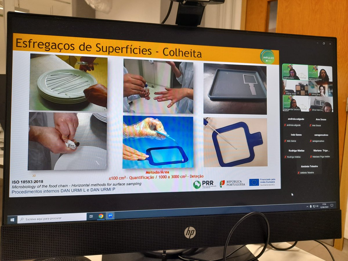 patantunes1973's tweet photo. Yesterday we started Module III of the PRR course "Microbiological Analysis in the food chain for the food sector"! Essential updates to implement and monitor the Microbiological Surveillance program in food preparation and distribution establishments! #fcnaup, #insa #ahresp https://t.co/GvWaA2xwAy