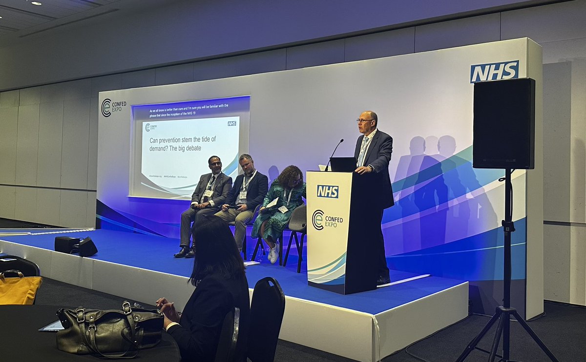 Can prevention stem the tide of demand? The big debate #NHSConfedExpo <a href="/NHSEnglandNMD/">Professor Stephen Powis</a> <a href="/NHSEngland/">NHS England</a>
