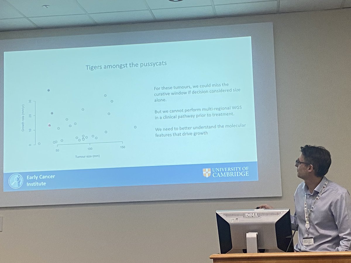 Sabrina H. Rossi (@srossi725) on Twitter photo Great talk by <a href="/Tom_J_Mitchell/">Tom Mitchell</a> on the molecular features that drive aggressive ccRCC <a href="/EarlyCancerCam/">Early Cancer Institute, University of Cambridge</a> Great talk by <a href="/Tom_J_Mitchell/">Tom Mitchell</a> on the molecular features that drive aggressive ccRCC <a href="/EarlyCancerCam/">Early Cancer Institute, University of Cambridge</a>