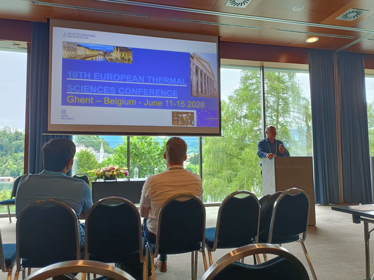 Michel De Paepe (@micheldepaepe) on Twitter photo The next Eurotherm conference, nr. 10 in 2028 will be in Ghent <a href="/ugent/">UGent</a> <a href="/ugent_fea/">Faculty of Engineering and Architecture UGent</a> <a href="/EnerGhentIC/">UGent EnerGhentIC</a> <a href="/UGentMnF/">UGent Machineries & Factories</a> <a href="/inpath_tes/">InPath TES</a> The next Eurotherm conference, nr. 10 in 2028 will be in Ghent <a href="/ugent/">UGent</a> <a href="/ugent_fea/">Faculty of Engineering and Architecture UGent</a> <a href="/EnerGhentIC/">UGent EnerGhentIC</a> <a href="/UGentMnF/">UGent Machineries & Factories</a> <a href="/inpath_tes/">InPath TES</a>
