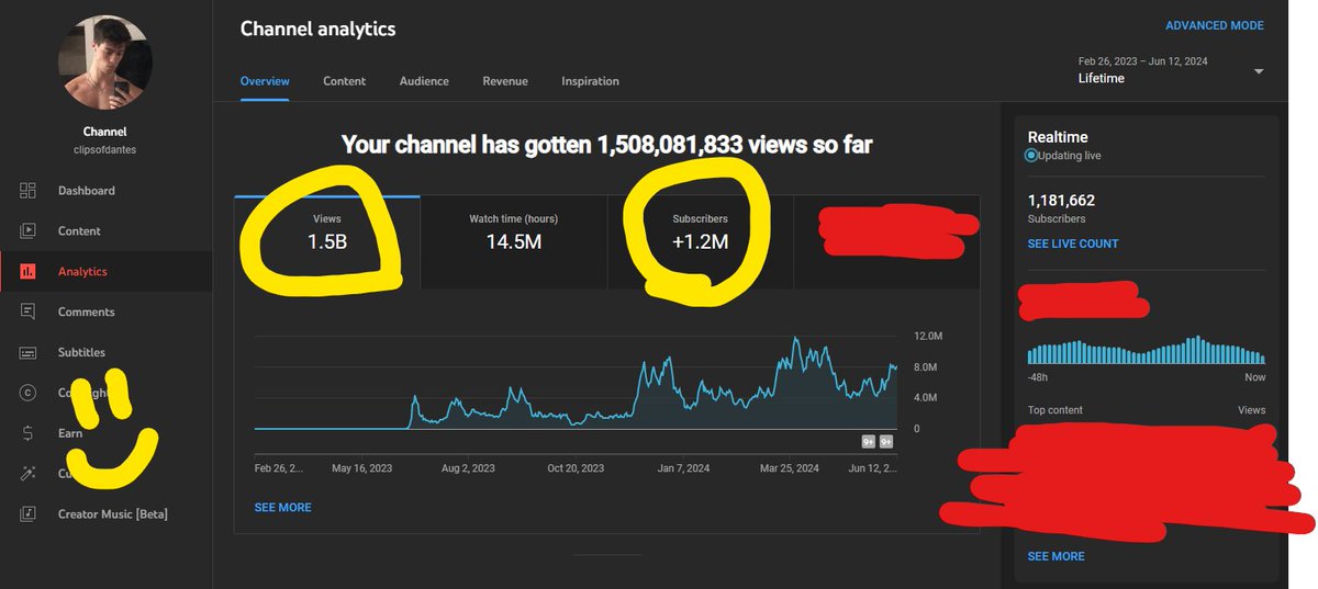 imapeuu's tweet photo. I'm hesitant to post on Twitter because I tend to cringe when looking back at my younger self lol. But I am very grateful today and wanted to share.

1 year, from 0.

1.5 Billion Views.

1.2 Million Subs.

The formula? Learn and give 1% more effort EVERY single day. That's it. https://t.co/th1GxZOLbf