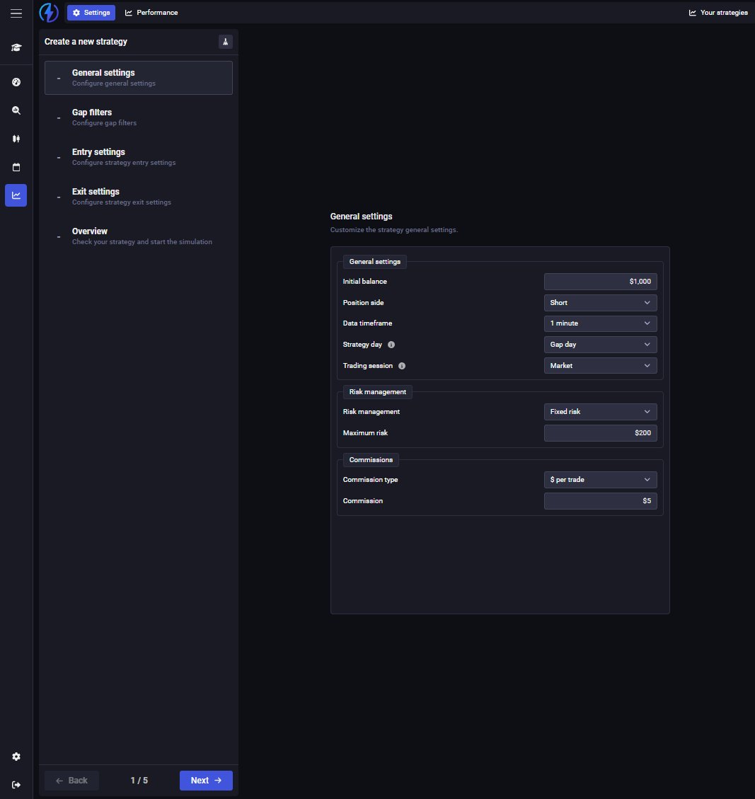 flash_research's tweet image. Our Backtesting Tool is the most comprehensive and user-friendly tool for designing strategies around gappers.

No coding experience required, no spreadsheet skills required.

In this thread, we&apos;ll show you every data point you can manipulate:

General Settings

- Initial…