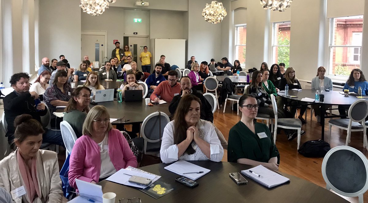 Fantastic questions &amp; reflections in the room on the ethical &amp; practical challenges of #impactmeasurement of #socialinnovation led by <a href="/SWhelanCurtin/">Sam Whelan-Curtin</a> on our Accelerator today.