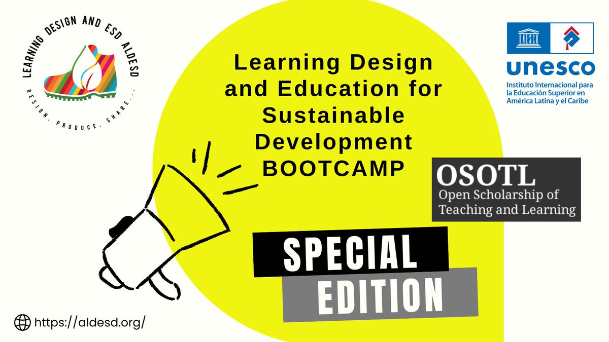 🚀 New Special Issue “Learning Design and Education for Sustainable Development Bootcamp” at @openSOTL! Learn about the incredible journey and achievements of ten dedicated teams from our Bootcamp! #ESDBootcamp #EDSBootcamp🌍 osotl.org/index.php/osot… @UNESCOIESALC #ESDNet2030