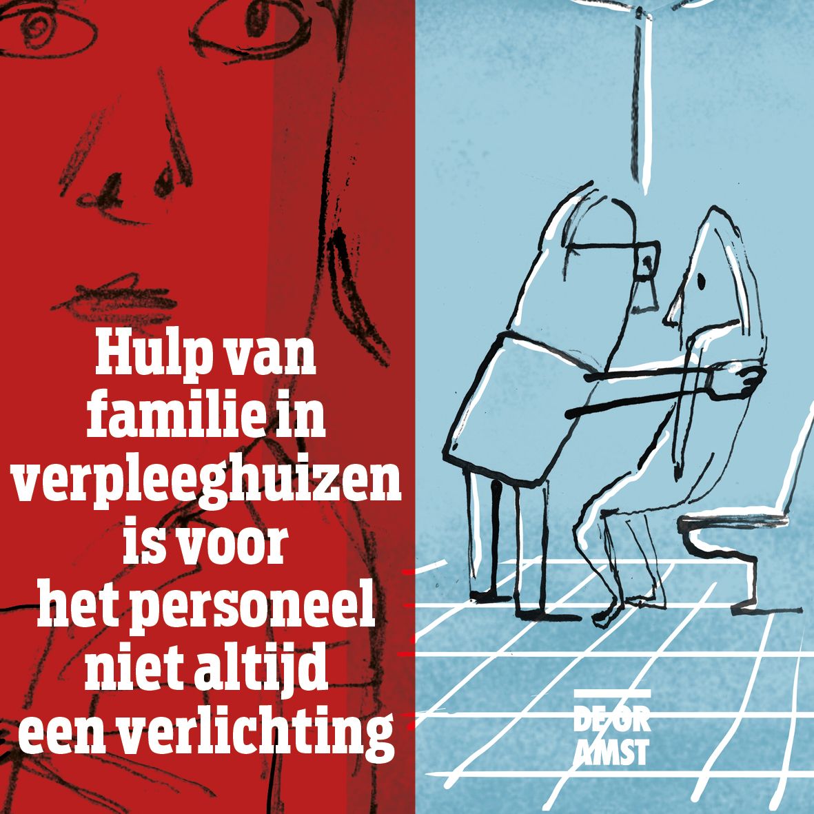 Onderzoek | Hulp door naasten van patiënten zou een oplossing zijn voor het personeelstekort in verpleeghuizen. Toch ervaart een meerderheid van het personeel deze hulp niet als een verlichting. ‘Je moet de mantelzorgers ook begeleiden.’ <a href="/_investico/">Investico</a> buff.ly/3XgaaRq
