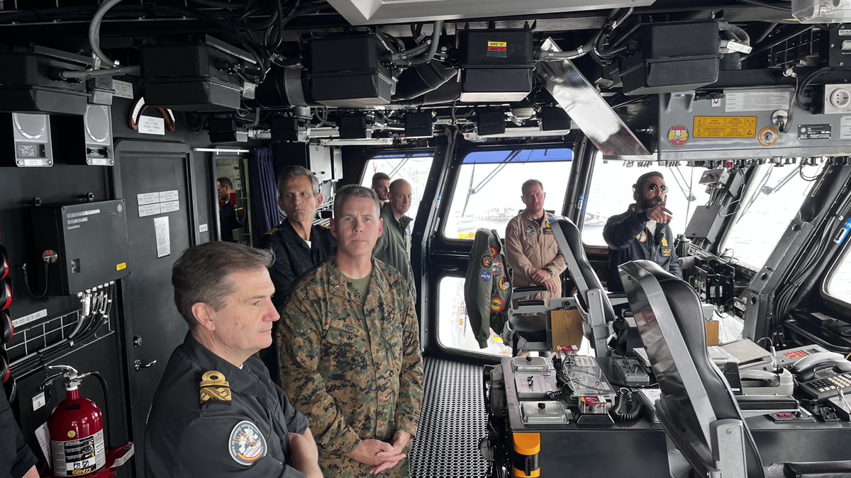 Estado Mayor Defensa 🇪🇸 (@emadmde) on Twitter photo El portaaeronaves ✈️🚁⚔️Juan Carlos I 🇪🇸 al frente del Grupo #DEDALO24 recibe la visita del comandante de la Task Force 162 #BALTOPS24, general Meyer del Cuerpo de Marines ⚔️ 🇺🇸 <a href="/USMC/">U.S. Marines</a>, JEM de <a href="/STRIKFORNATO/">STRIKFORNATO</a> , general Priddy y contraalmirante Walt <a href="/USNavy/">U.S. Navy</a> <a href="/USNavyEurope/">U.S. Naval Forces Europe-Africa/U.S. 6th Fleet</a> #MOPS El portaaeronaves ✈️🚁⚔️Juan Carlos I 🇪🇸 al frente del Grupo #DEDALO24 recibe la visita del comandante de la Task Force 162 #BALTOPS24, general Meyer del Cuerpo de Marines ⚔️ 🇺🇸 <a href="/USMC/">U.S. Marines</a>, JEM de <a href="/STRIKFORNATO/">STRIKFORNATO</a> , general Priddy y contraalmirante Walt <a href="/USNavy/">U.S. Navy</a> <a href="/USNavyEurope/">U.S. Naval Forces Europe-Africa/U.S. 6th Fleet</a> #MOPS