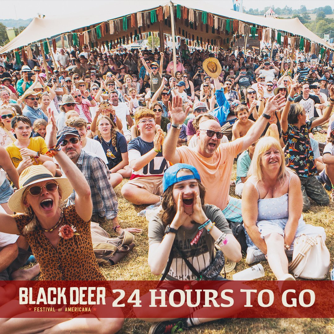 ★ 24 Hours To Go! ★
We're almost ready over here, and getting excited to welcome you all to Eridge Park!! 🥳🦌

Last Minute Tickets: bit.ly/BlackDeerTicke…
Travel Information &amp; FAQS: bit.ly/BDF24info
Site Map: bit.ly/BDF24SiteMap
Set Times: bit.ly/BDF24Schedules