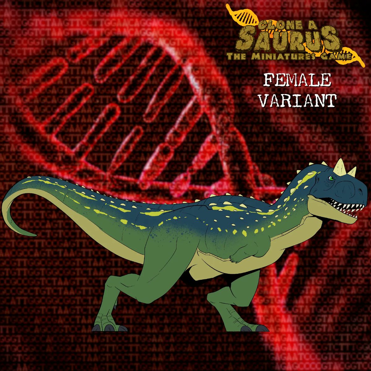 CloneaSaurusMG's tweet photo. This South American Road Runner from Hell is #CloneaSaurus
We've got two variants for #Carnotaurus; we've got one directly inspired by Michael Crichton's novel and a scientifically accurate one!
#JurassicJune https://t.co/kyfaVwQq7W
