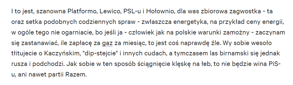 Vojtekus's tweet photo. Jak to się pozmieniało.
- Inflacja 18,4% za PiS, red. Sroczyński - "inflacja to nie problem".
- Inflacja 2,5% za Koalicji - red. Sroczyńskiego nie stać na gaz. https://t.co/AWG0Fd5XML