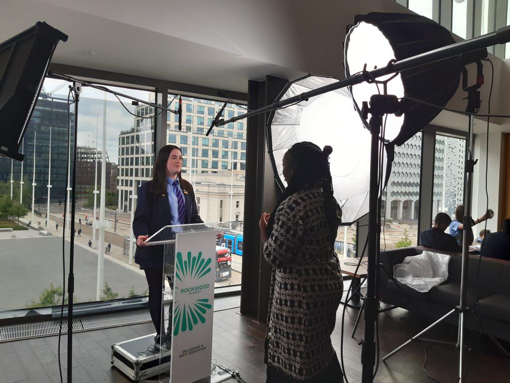 Lights, camera, action! It's speech filming day for CORE Leaders of Tomorrow. There's a mixture of nerves and excitement and that's just the adults! You got this! <a href="/COREArenaAcad/">Arena Academy</a> <a href="/CORECityAcademy/">City Academy</a> <a href="/CORERockwood/">Rockwood Academy</a> <a href="/COREeducate/">CORE Education Trust</a>