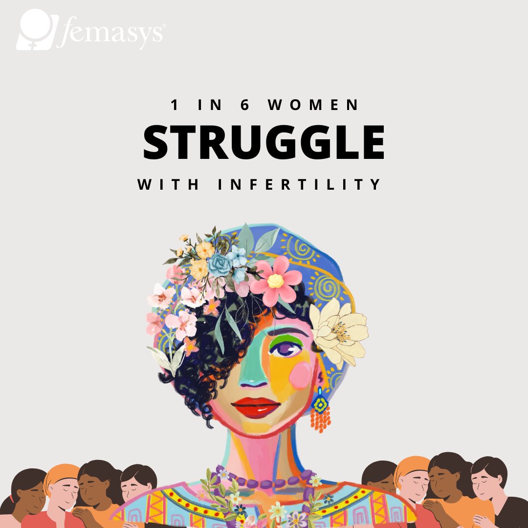 FemVue's tweet photo. You are not alone. 1 in 6 women struggle with #Infersility. Let FemVue help you with your infertility struggle. 

#Femasys #FemVue #InfertilityJourney #WomensHealth #Health #Pregnancy #Fertility https://t.co/aRE8Fxzb3h