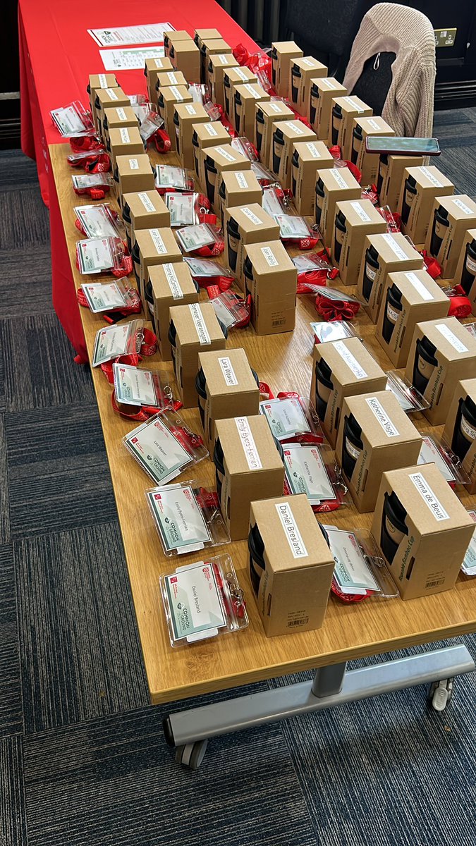 We are all set up and ready to meet our conference delegates <a href="/qub_ael/">QUB AEL</a> #CommonGround