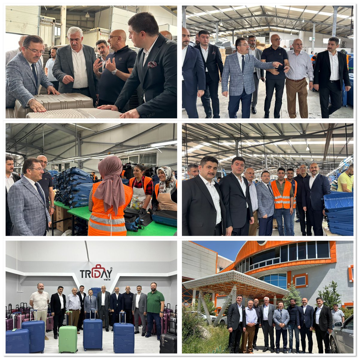 Selami__Altinok's tweet photo. 📍Erzurum 1. OSB

AK Parti Erzurum Milletvekilimiz Sayın @ozmehmetemin , AK Parti MKYK Üyemiz Sayın @Fevzi__Polat ve AK Parti Erzurum İl Teşkilat Başkanımız Sayın Erhan Kocaman ile birlikte 1.Organize Sanayimizde faaliyet gösteren fabrikalarımızı ziyaret ettik.
Şehrimizden, Dünya pazarına yönelik önemli yatırımlara vesile olan müteşebbislerimizle görüşüp, ekonomiye can veren yatırımlar hakkında bilgi aldık. Şehrimizin kalkınmasında önemli rol oynayan fabrikalarımızın, dahada büyüyerek şehrimizin ekonomi hamlesine katkı sağlayacağını temenni ediyoruz. Bizleri ağırlayan 1.OSB Başkanımız @MuratUrkuc kardeşime ve değerli yönetimine teşekkür eder, çalışmalarında başarılar dilerim.