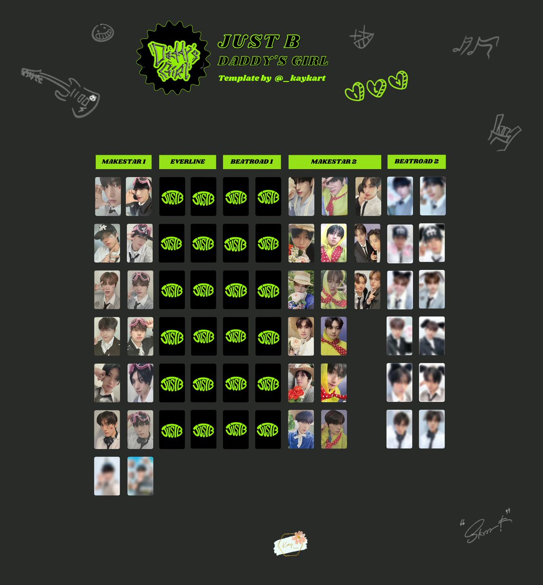 _kaykart's tweet photo. JUST B - Daddy's Girl photocards template - updated with makestar pcs

https://t.co/JcoxTjKZg9

#JUSTB #저스트비 https://t.co/xitMhCVQp1