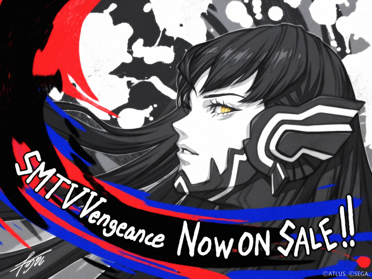 megaten_atlus's tweet photo. 🎉『#真・女神転生Ⅴ Vengeance』は本日発売🎉

新たな仲魔、新たなシステムと共に紡がれる復讐譚…

もうひと��の東京の行く末を、ぜひその目で確かめてください。
#メガテン #真VV
https://t.co/yU5CTWG1it https://t.co/Jl4NGfU4pP