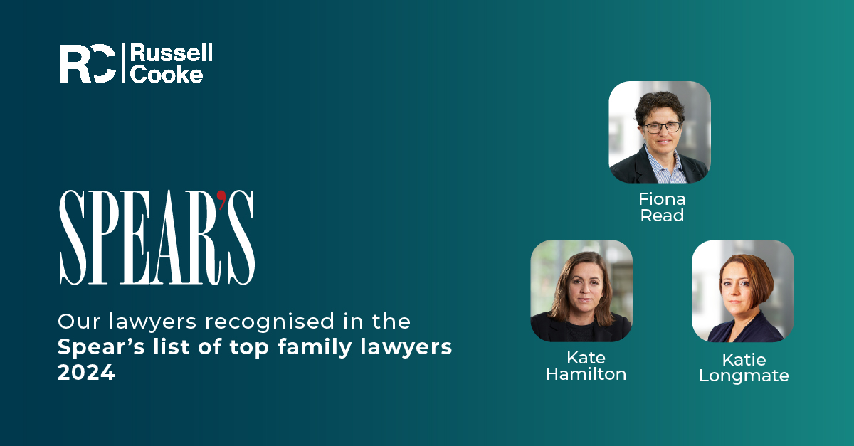 Russell-Cooke Family Team (@rcfamilyteam) on Twitter photo Proud to have three of our family lawyers recognised in <a href="/SpearsMagazine/">Spear's Magazine</a>'s Legal Index 2024. Spear’s publishes indices featuring the top private client advisers and service providers to high net worth individuals.
Read more:
🔗 russell-cooke.co.uk/news-and-insig…
#Spears2024 Proud to have three of our family lawyers recognised in <a href="/SpearsMagazine/">Spear's Magazine</a>'s Legal Index 2024. Spear’s publishes indices featuring the top private client advisers and service providers to high net worth individuals.
Read more:
🔗 russell-cooke.co.uk/news-and-insig…
#Spears2024