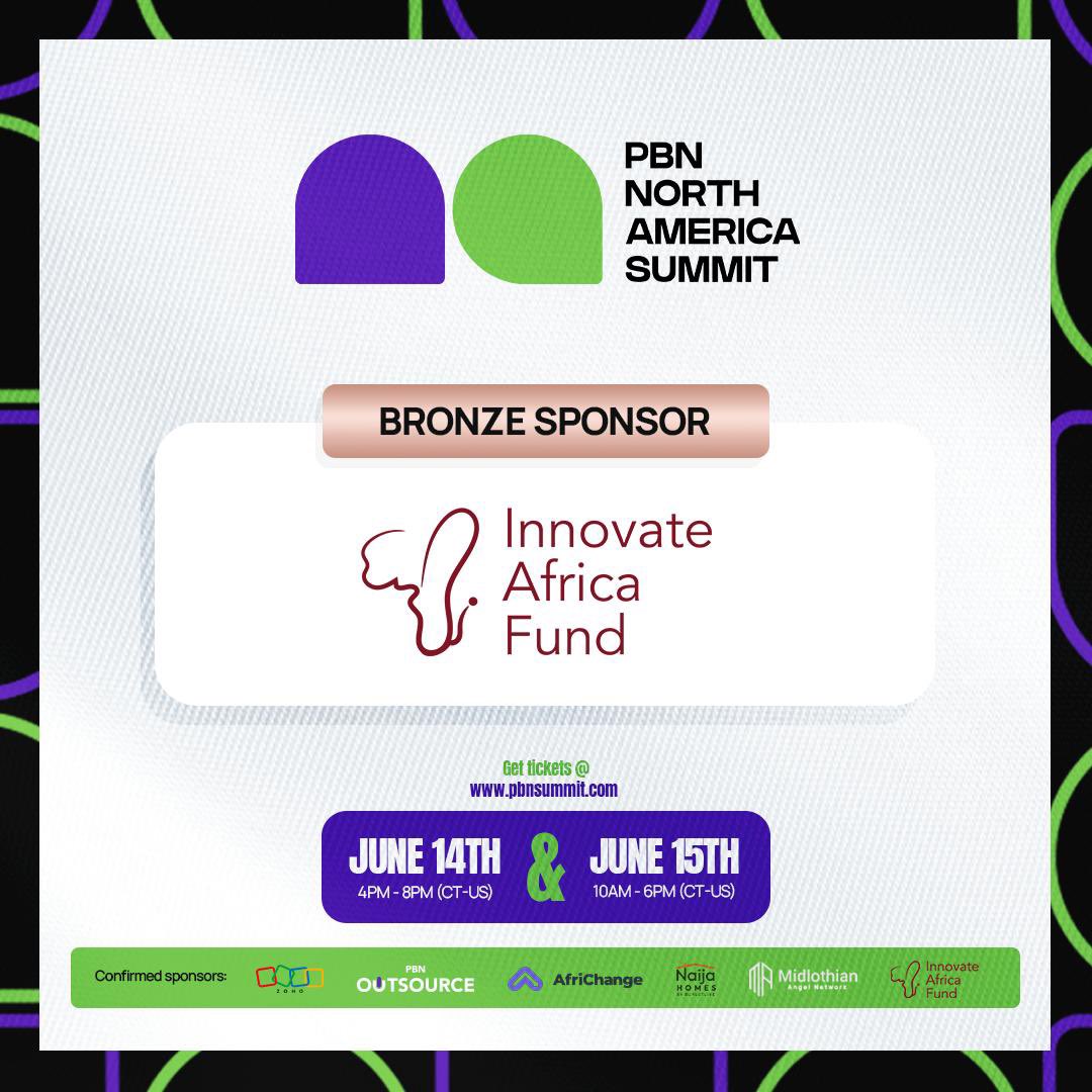 Latest sponsor alert! #innovateafricafund #PBNsummit 🚀🚀🚀🚀