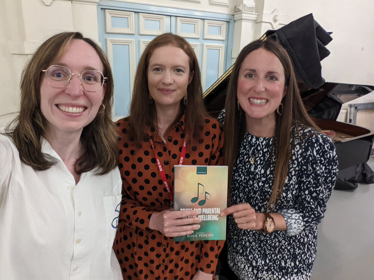 Breathe Arts Health Research (@breatheahr) on Twitter photo Really proud to have launched <a href="/rosielperkins/">Prof Rosie Perkins</a> book that we co-authored 📖🤩 It’s a privilege to share our knowledge on the impact of music on parental mental health, alongside so many other experts! 🎶
<a href="/RCMLondon/">Royal College of Music</a> <a href="/Daisy_Fancourt/">Dr Daisy Fancourt</a> @AdlingtonRCM <a href="/davecamlin/">Dave Camlin</a> Really proud to have launched <a href="/rosielperkins/">Prof Rosie Perkins</a> book that we co-authored 📖🤩 It’s a privilege to share our knowledge on the impact of music on parental mental health, alongside so many other experts! 🎶
<a href="/RCMLondon/">Royal College of Music</a> <a href="/Daisy_Fancourt/">Dr Daisy Fancourt</a> @AdlingtonRCM <a href="/davecamlin/">Dave Camlin</a>
