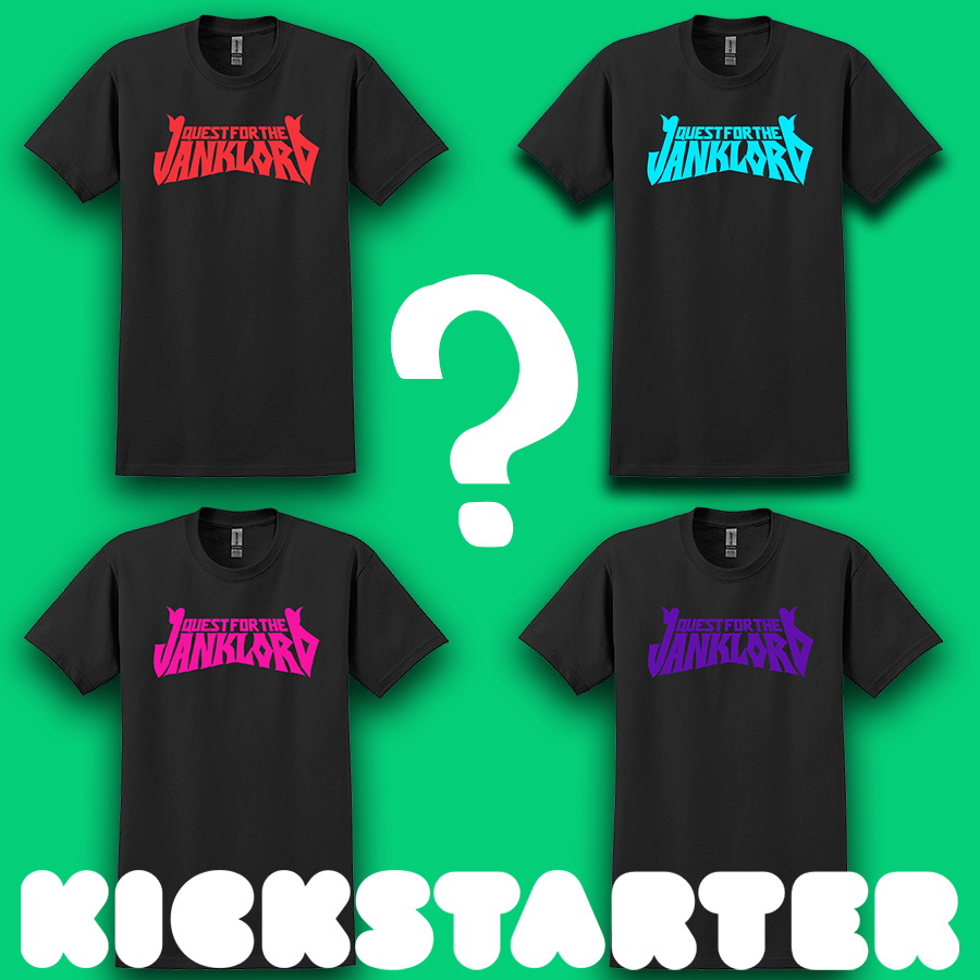 105 backers have offered up their hard-earned earth monies to the Demon, thereby unlocking a new shirt color. Brand yourself today!