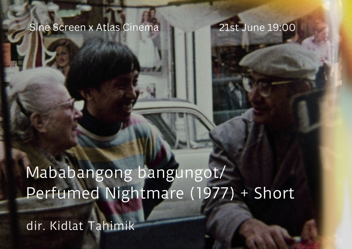 Next Friday, join us for the chance to see  Filipino director Kidlat Tahimik's 1977 semi-autobiographical debut Perfumed Nightmare at Atlas cinema!

📽️21 June 19:00 | Atlas cinema SW9 7FA
🎟️Tickets from £5: shorturl.at/NEbPo