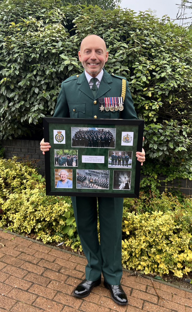 cllr_aston's tweet photo. It was the honour of my life to play a role in the funeral of Her late-Majesty Queen Elizabeth II. 

Absolutely delighted to have been presented with a wonderful memento courtesy of @AACE_org at today’s @OFFICIALWMAS awards ceremony. ☺️ https://t.co/8ZJuz42eoM