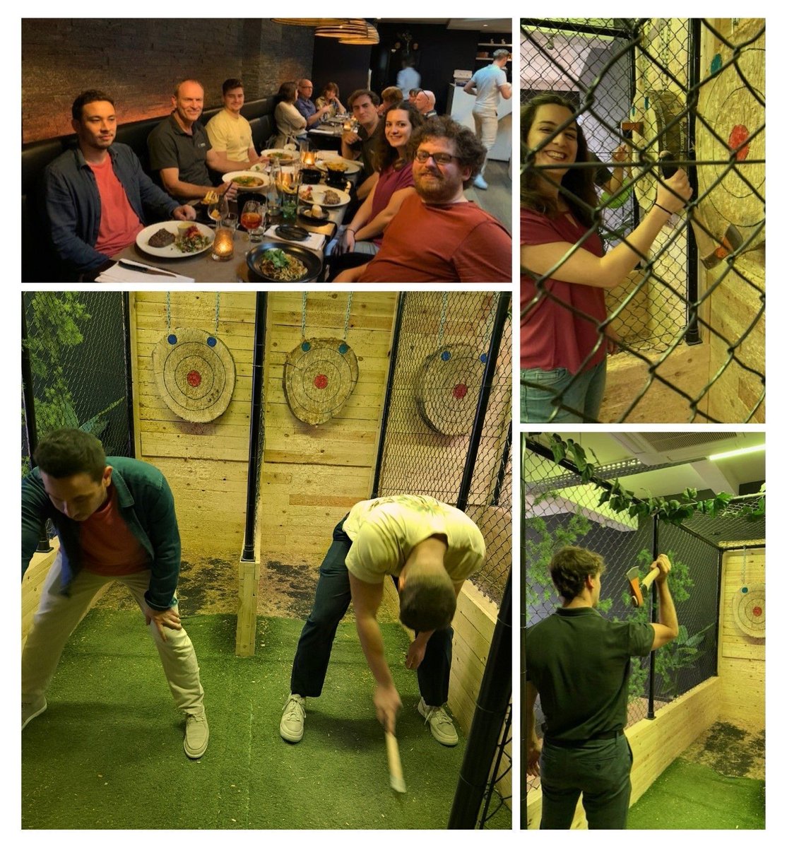 EngiFlex engineers are so skilful, they can even throw axes at a target backwards!

We had fun at our event in Mechelen! 😎 

#EngiFlex #Teambuilding #Teamevent