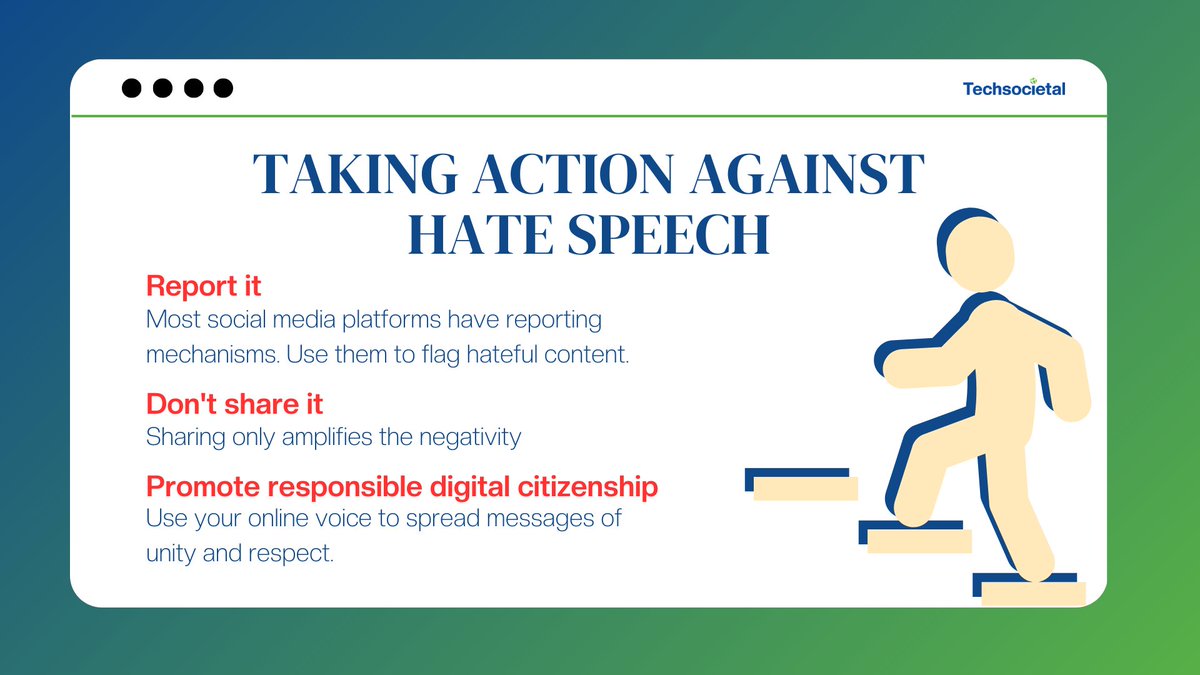 TechSocietal's tweet image. It&apos;s important to be able to speak your mind online, but there&apos;s a line!
📍What you say matters
📍Why you say It matters
📍The impact of your words matters

Slide through for what there is to know about hate speech.

#EliminateHateSpeech
#TechSocietal