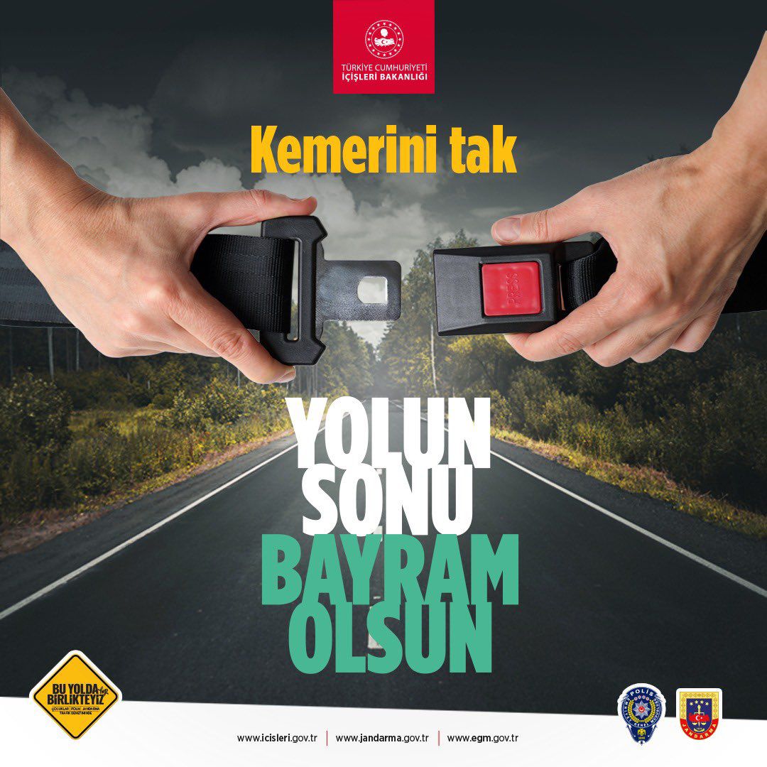 MersinValiligi's tweet photo. ✨ Yolun Sonu Bayram Olsun ✨

✅ Kemerini Tak 

✅ Yola Odaklan

✅ Hızını Düşür https://t.co/Ar2biWudiz