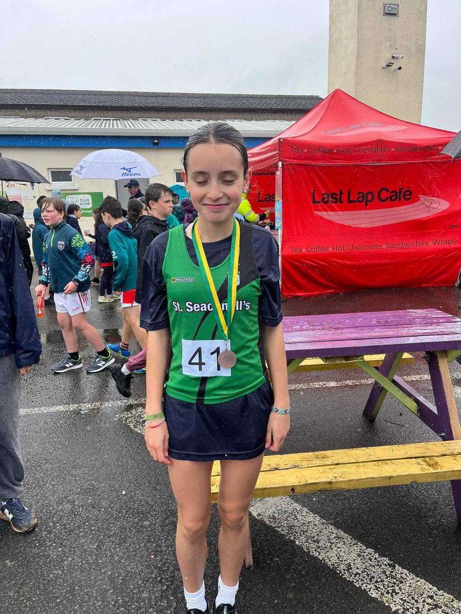 Comhghairdeas to all St Seachnall's N.S. participants in the Meath Cumann na mBunscol track &amp; field event today! Despite the very wet and challenging conditions, they showed great spirit and proudly represented our school #Proud #SchoolSpirit