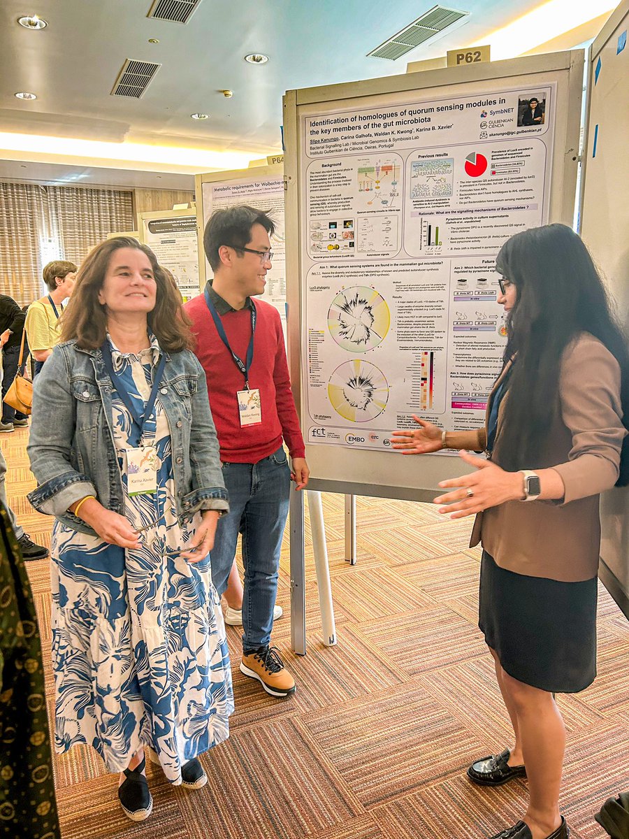 Slipa Kanungo (@slipakanungo) on Twitter photo Happy Supervisors <a href="/KarinaXavierLab/">Karina B. Xavier</a> <a href="/wk_kwong/">Waldan Kwong</a> , Proud student! <a href="/SymbNET/">SymbNET</a> International Conference #symbNET2024 #Olhão #Portugal Happy Supervisors <a href="/KarinaXavierLab/">Karina B. Xavier</a> <a href="/wk_kwong/">Waldan Kwong</a> , Proud student! <a href="/SymbNET/">SymbNET</a> International Conference #symbNET2024 #Olhão #Portugal