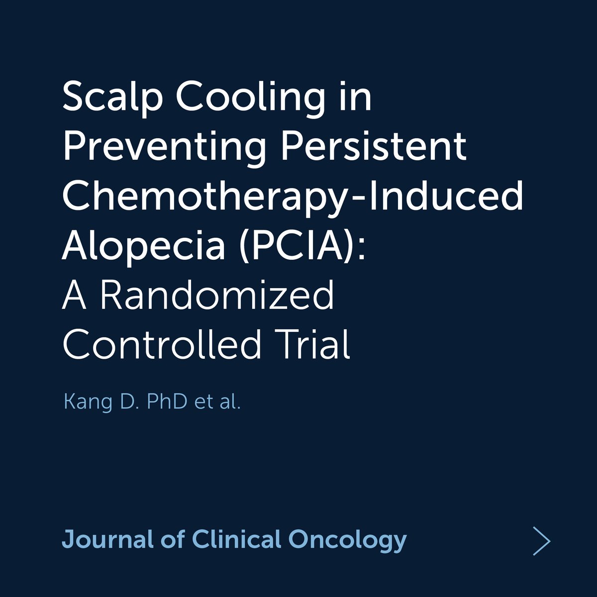scalpcooling's tweet photo. A new study by Kang et al. @JCO_ASCO, shows promising results for reducing persistent chemotherapy-induced alopecia (PCIA). The randomized controlled trial found that scalp cooling significantly reduced the incidence of PCIA by increasing hair thickness.

https://t.co/s7S6KQGvpP https://t.co/0eCH3NXm59