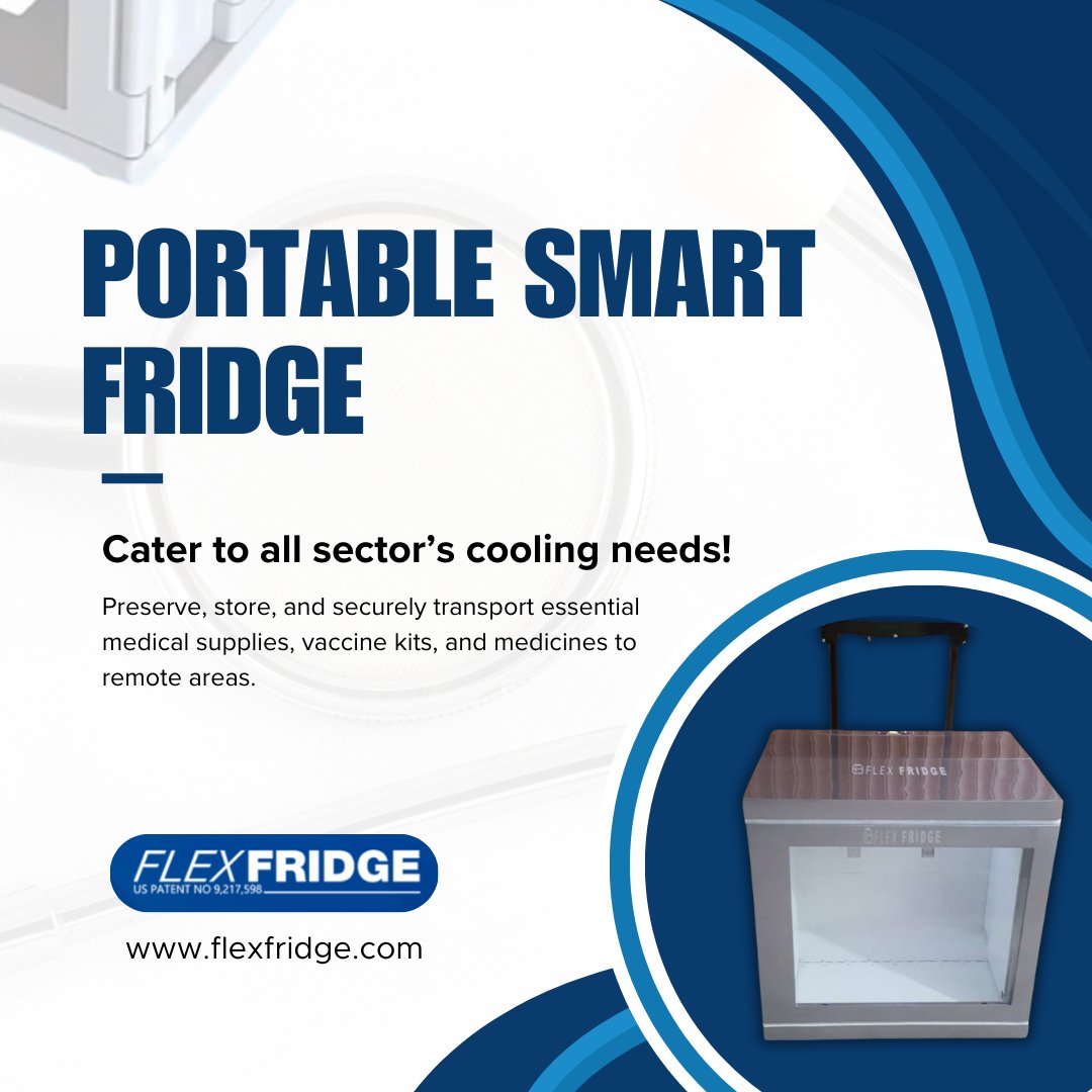 Whether it's for the food industry, healthcare, government, or military, a small fridge can come in handy! 

Discover more about how our $ATVK portable fridge can help your business cooling needs: bit.ly/3UMqOXb 

#AmeritekVentures #Flexfridge #PortableFridge